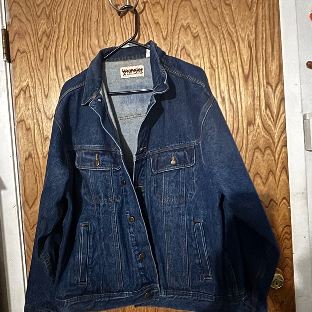 Wrangler Men's Dark Blue Denim Jacket